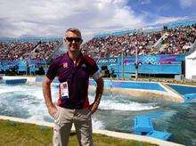 Sheppey fire station crew manager Jim Ashby at The Olympics