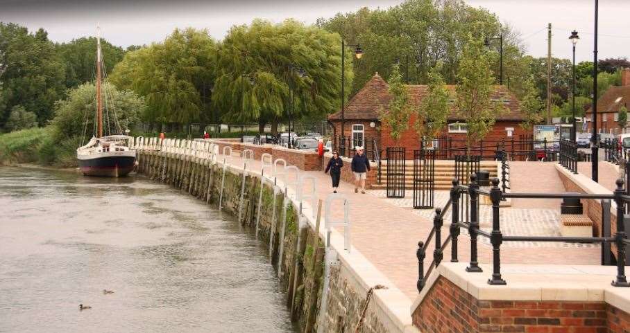 There is an opportunity for a catering business to trade at Sandwich Quay