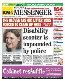 Medway Messenger front page apr 9
