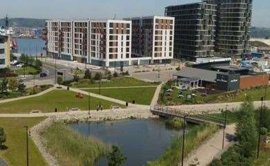Chatham Waters development will comprise of 950 homes when it is fully complete. Picture: Peel L&P