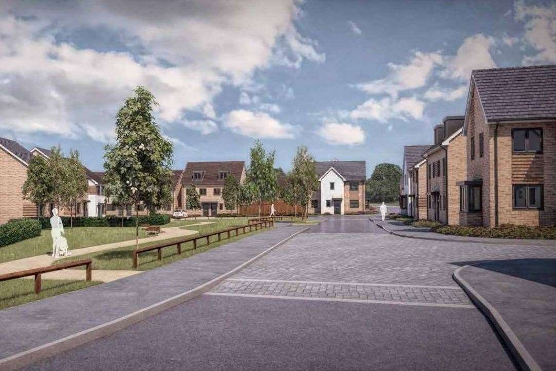 An artist's impression showing what part of the proposed development off Belgrave Road, Halfway, could look like. Picture: Keepmoat Homes