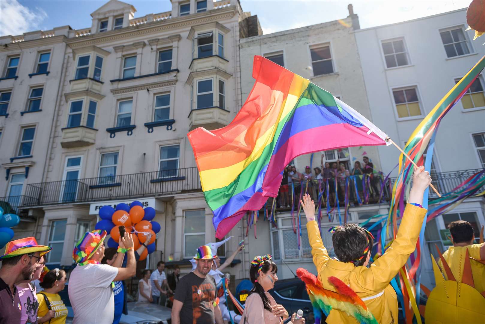 Margate Pride parade last year
