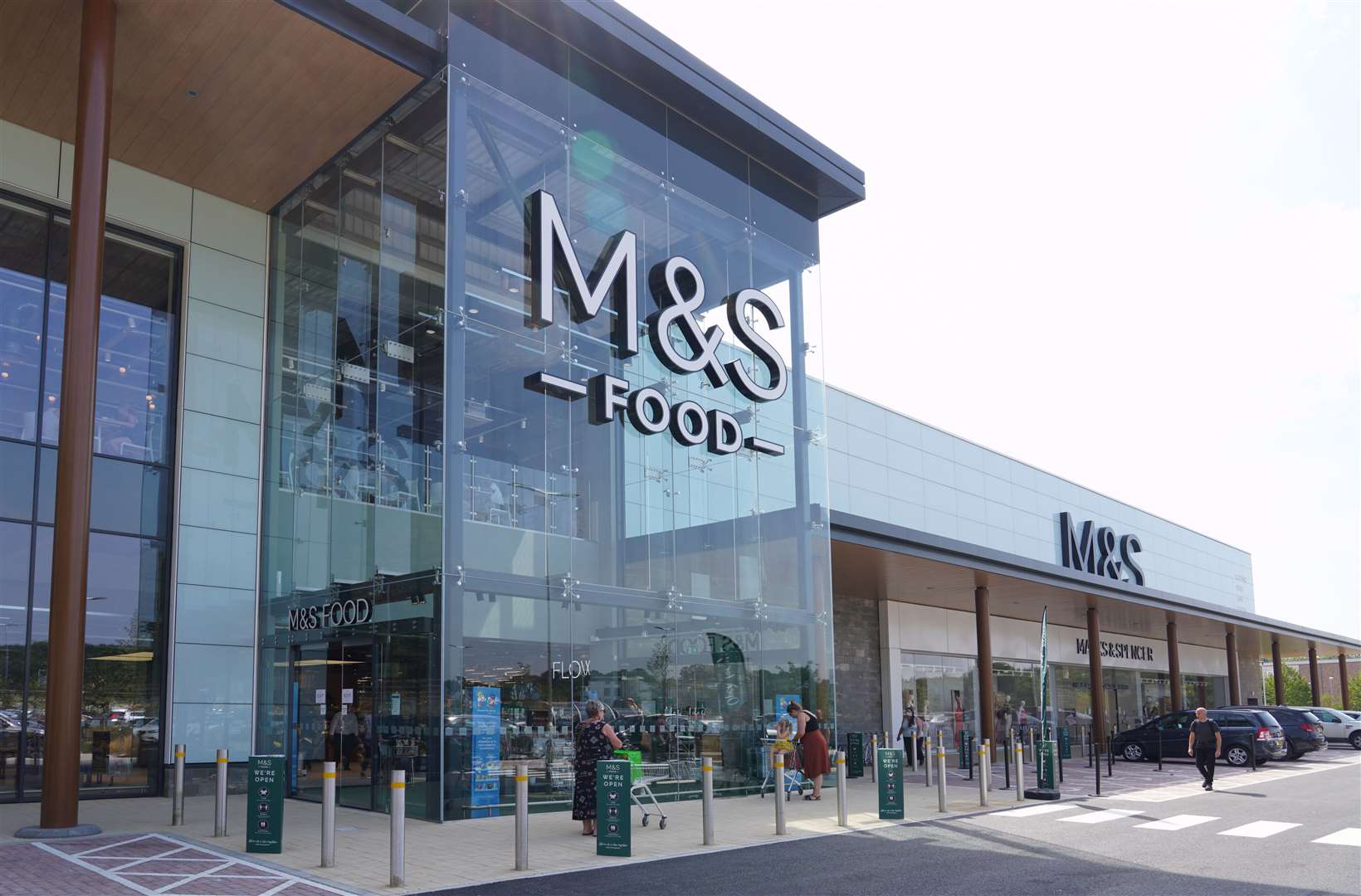Opening day at M&S in Eclipse Park last summer