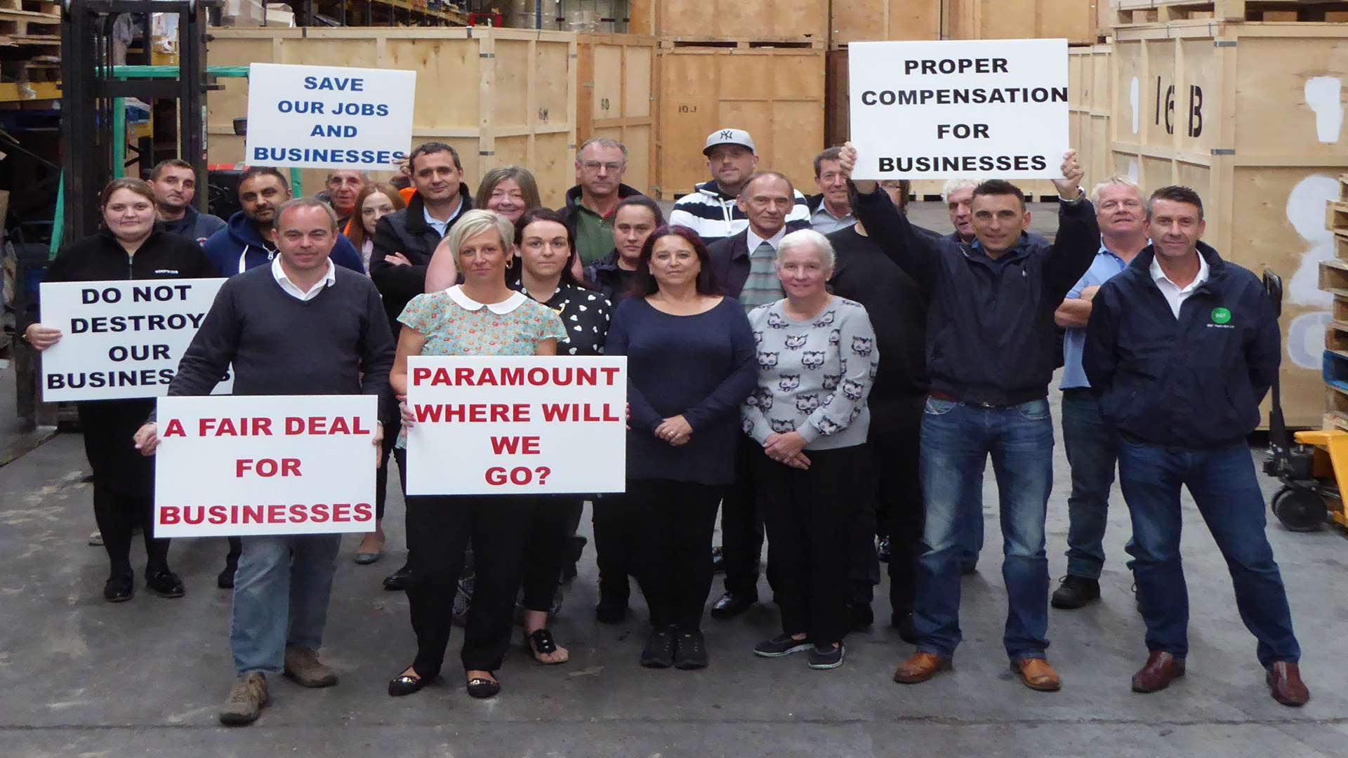 Members of the Peninsula Management Group are concerned about what will happen to their livelihoods if London Paramount goes ahead