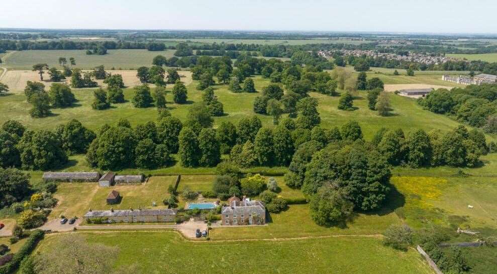 Waldershare Park near Dover is on the market. Picture: Strutt and Parker/Rightmove