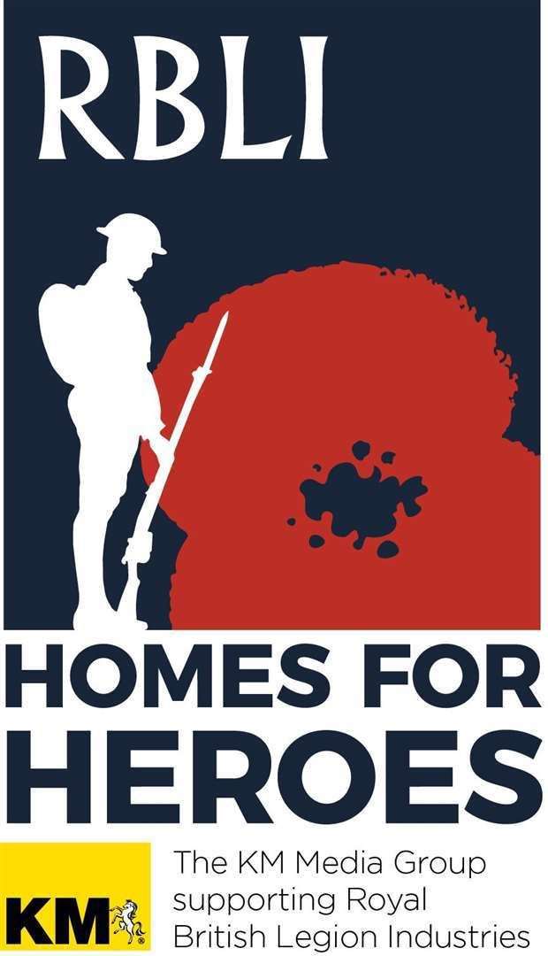 The Homes for Heroes' logo