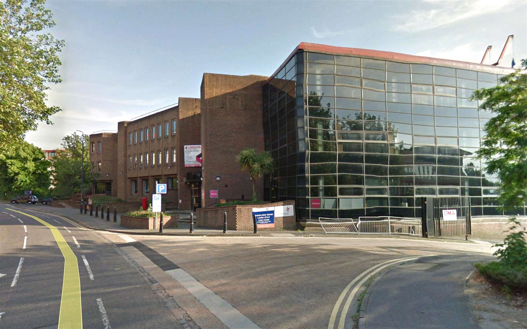The former Royal Mail sorting office in Sandling Road, Maidstone, is earmarked for 220 homes. Google