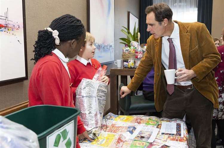 Pupils were able to show some of their eco-friendly ideas at the awards ceremony in 2022. Picture: Martin Apps