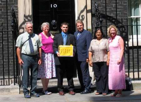 The petition is delivered to Downing Street on Thursday