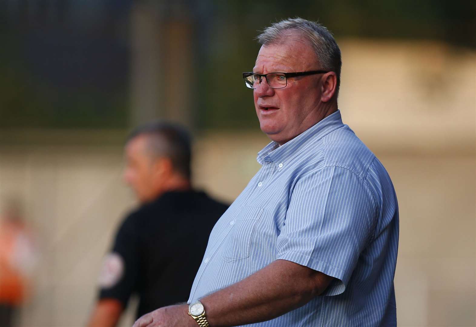 Gillingham boss Steve Evans is working hard to bring in more forwards Picture: Andy Jones