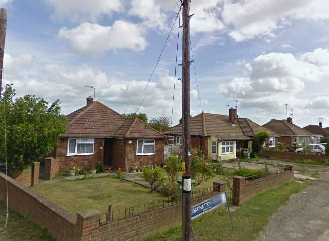Coronation Drive in Leysdown close to the land where the chalet is located. Picture: Google Street View