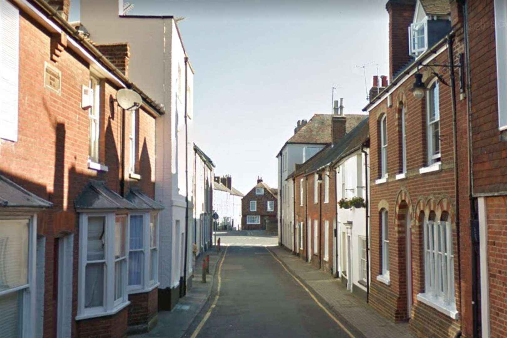A man has hid wallet stolen in Love Lane, Canterbury. Picture: Google Maps