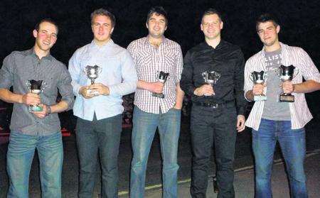 Award winners from Invicta Dynamos' presentation night