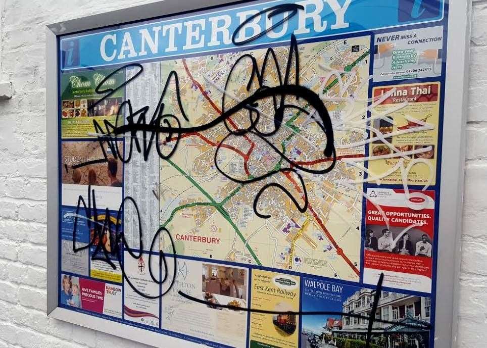 Graffiti is blighting the city (12897097)