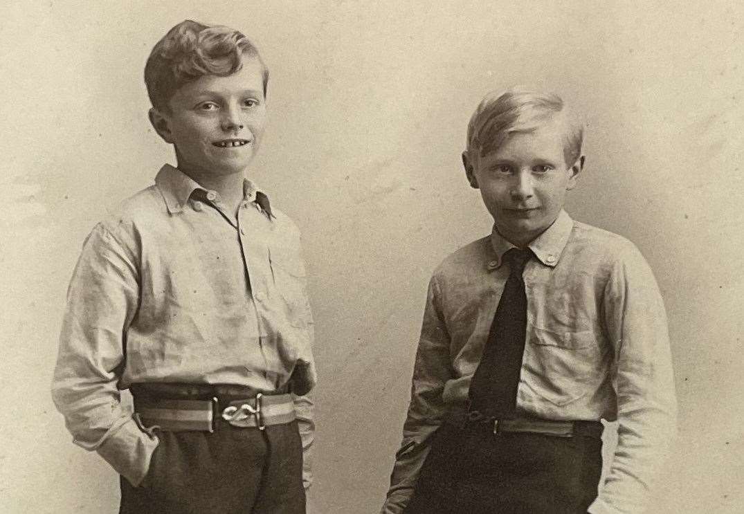 Henry is possibly pictured here, on the right, with a cousin