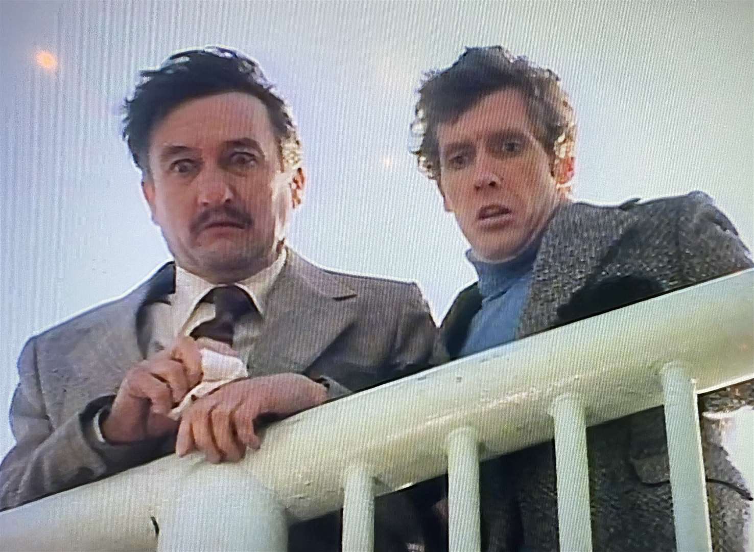 Michael Crawford starred as Frank Spencer in the 1975 BBC comedy Christmas special of Some Mothers Do 'Ave 'Em called Learning To Drive filmed on the Isle of Sheppey. Picture: BBC TV