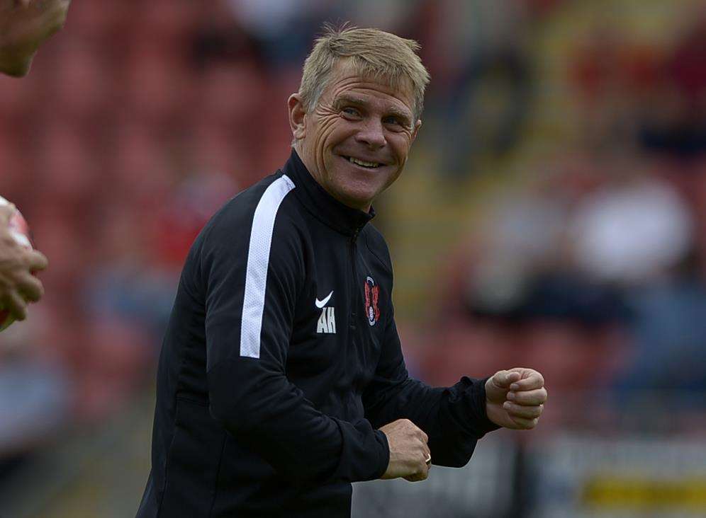 Andy Hessenthaler is back as Dover manager Picture: Barry Goodwin