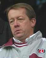 DISAPPOINTED: Alan Curbishley watches his team's defeat against Blackburn from the stands. Picture: MATT WALKER