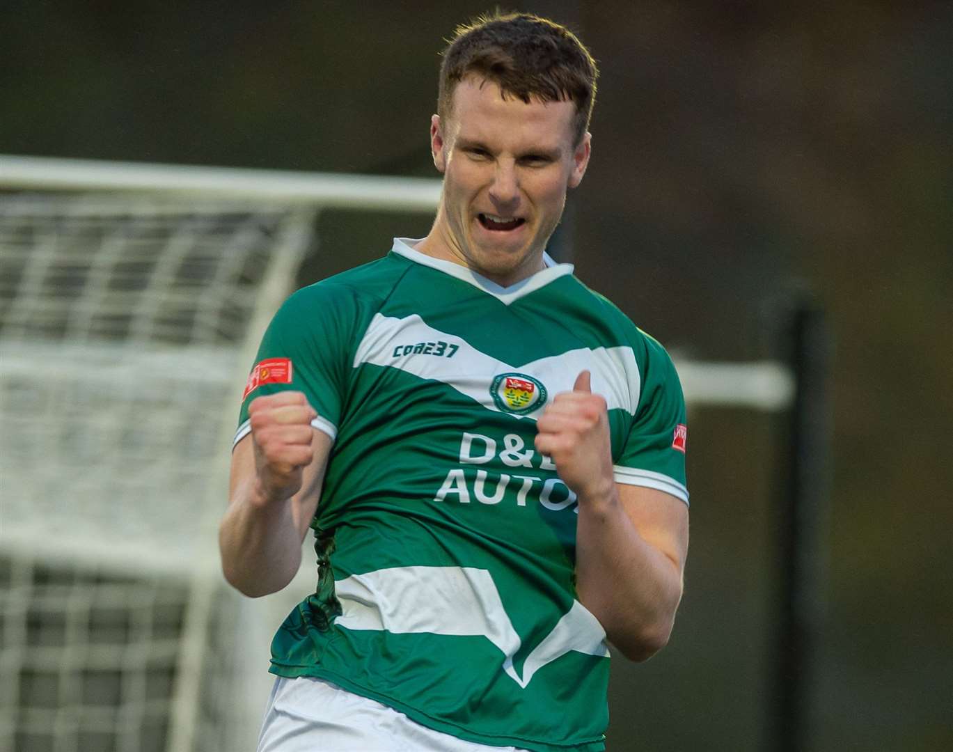 Ashford United midfielder Josh Wisson is thriving in a new role Picture: Ian Scammell