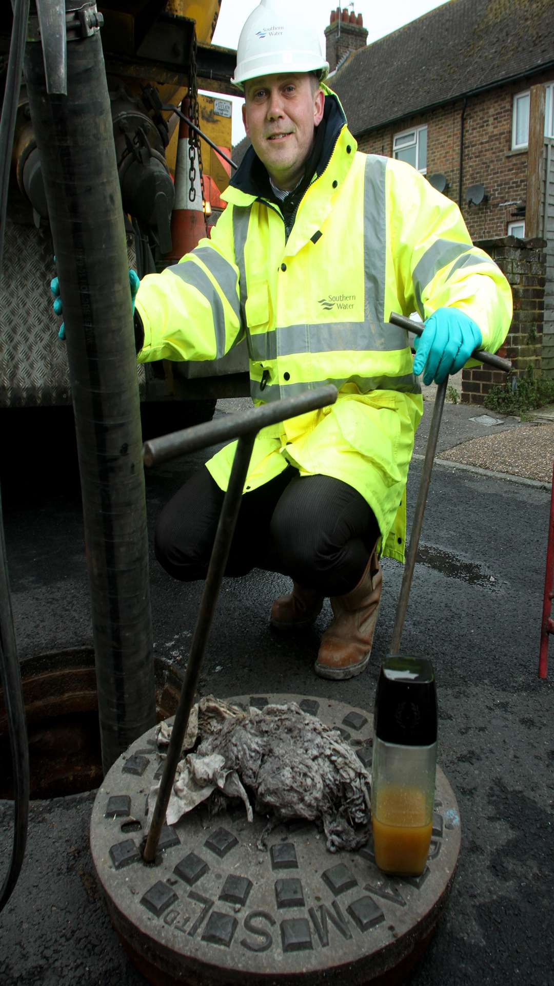 Sewer work in Kent