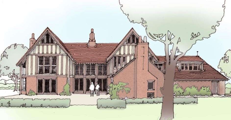 Bosses have planning permission for 10 homes on the Great Chart Golf Club
