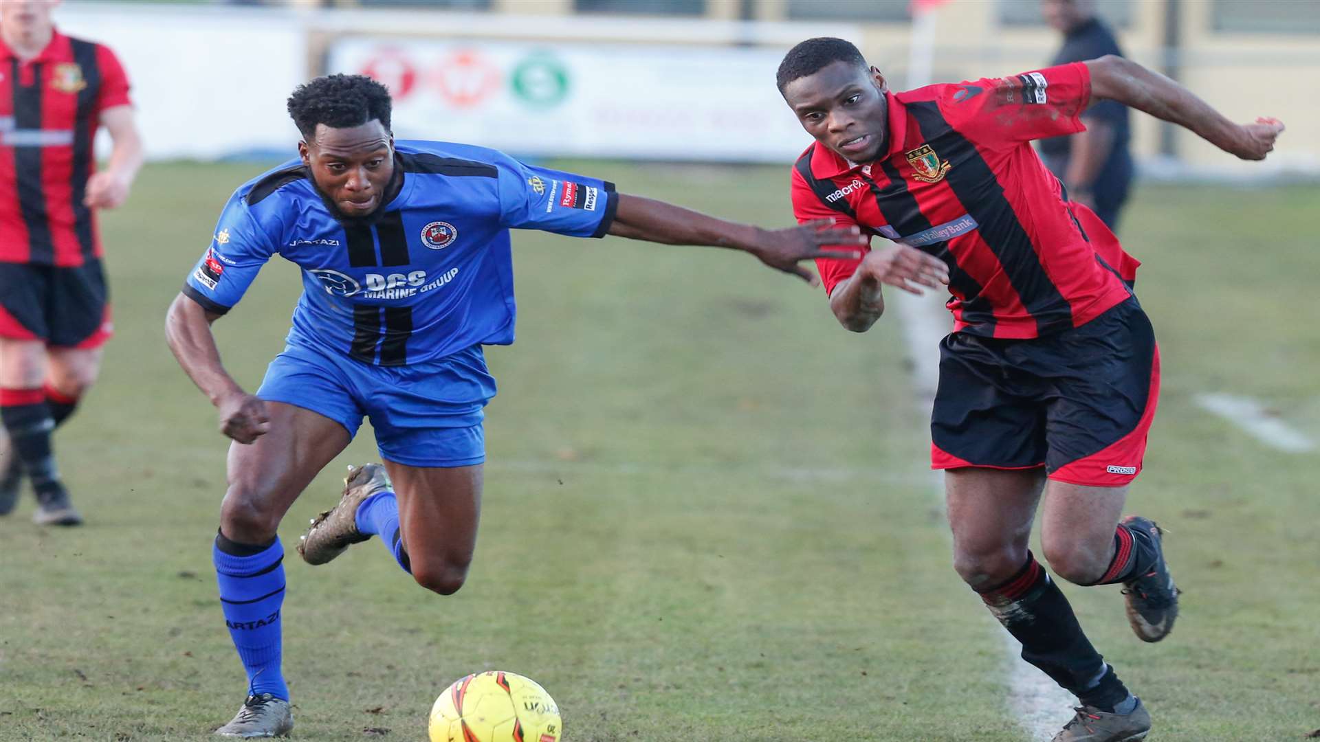 Hassan Jalloh, right, is a familiar face to Brickies fans Picture: Matthew Walker