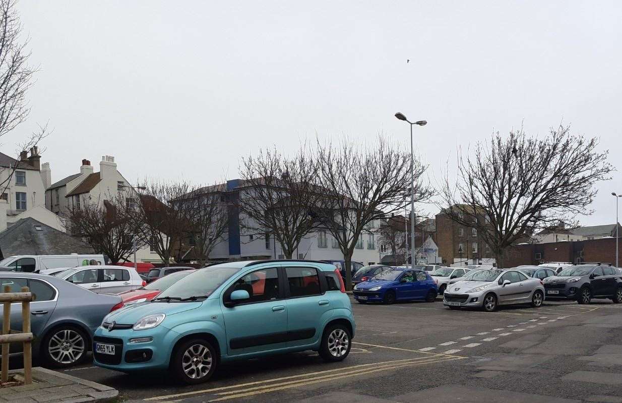 Car parks like the Middle Street one in Deal could be free of charge over 10 days. Library image