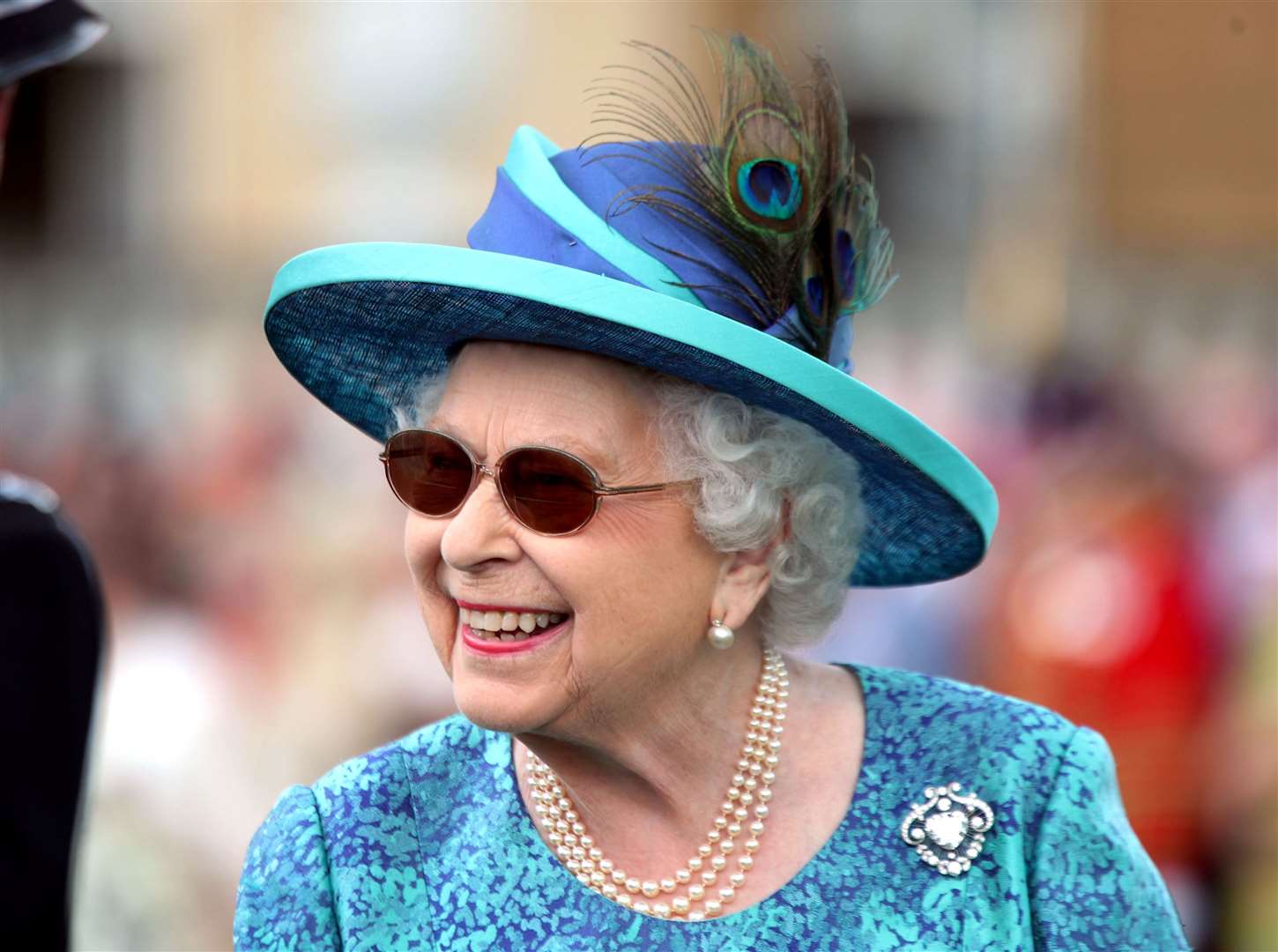 The Queen wearing sunglasses in May 2018 (Yui Mok/PA)