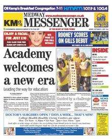 Medway Messenger front page September 7