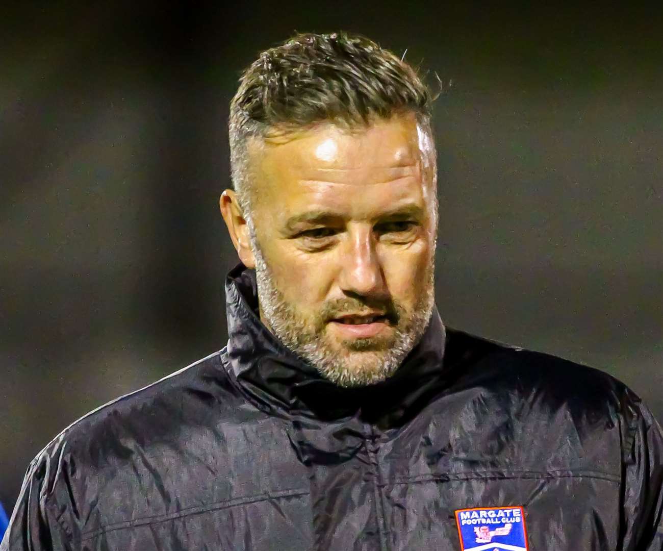 Margate boss Jay Saunders Picture: Oakeley Photosport