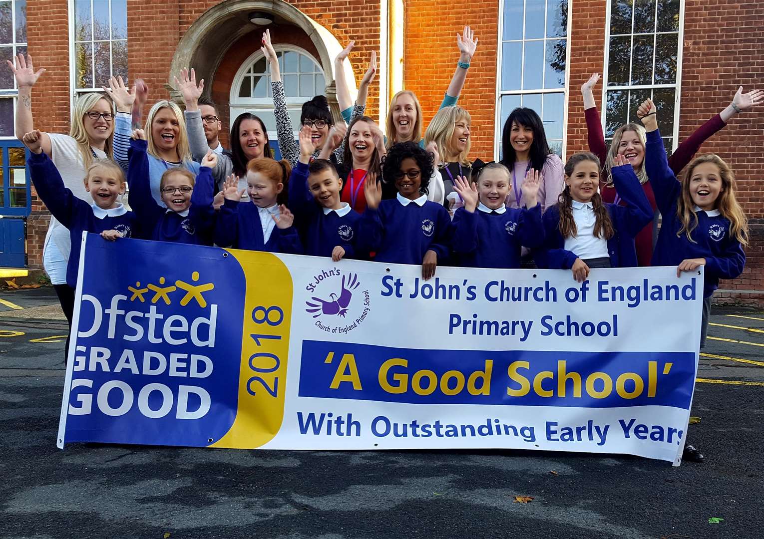 Pupils at St John's Primary are celebrating a 'Good' Ofsted rating (5118829)