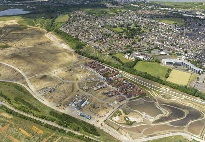 Mass housebuilding projects are already underway at Ebbsfleet Garden City in north Kent