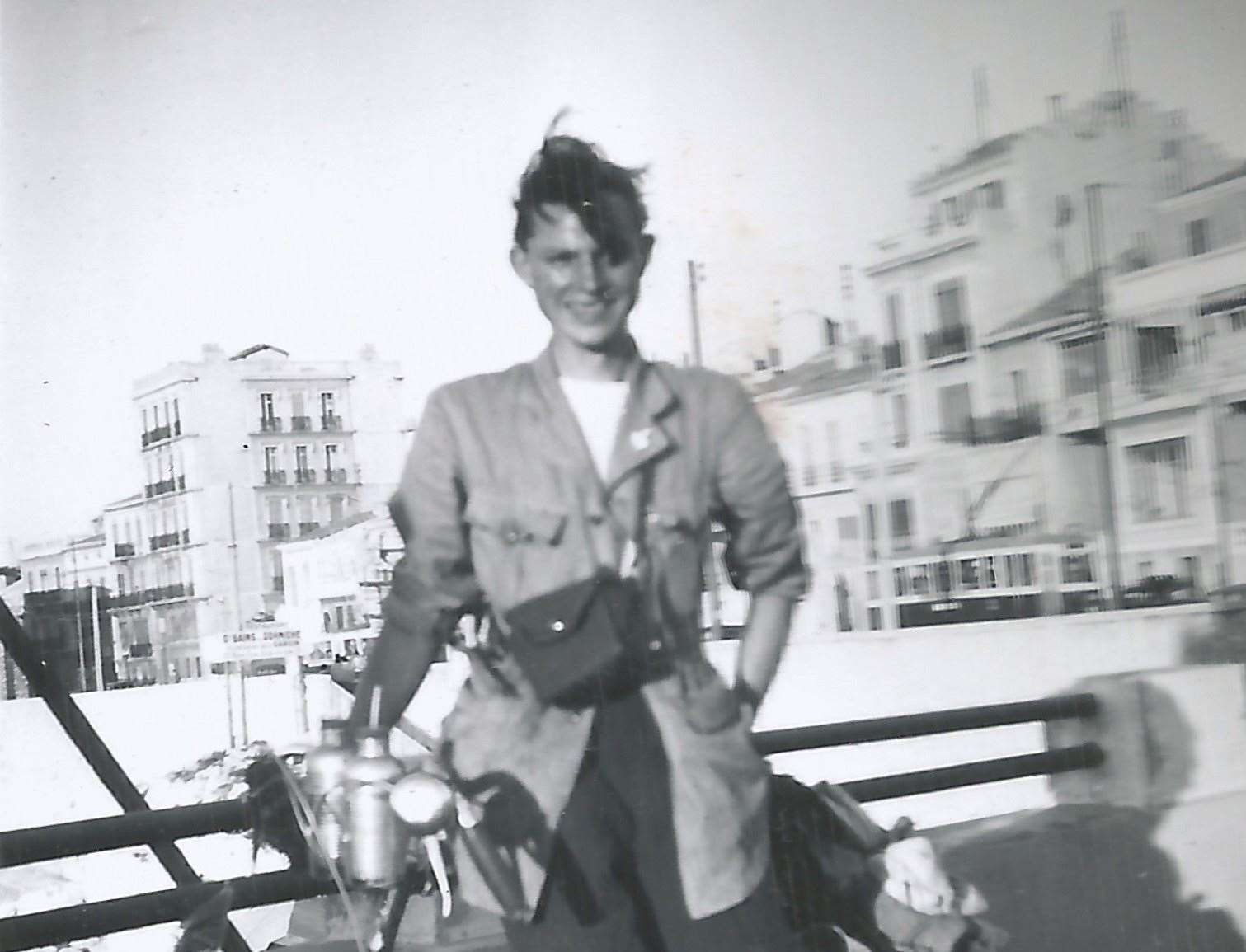 John Holland took part in a French cycle trip from September 14-30 in 1951