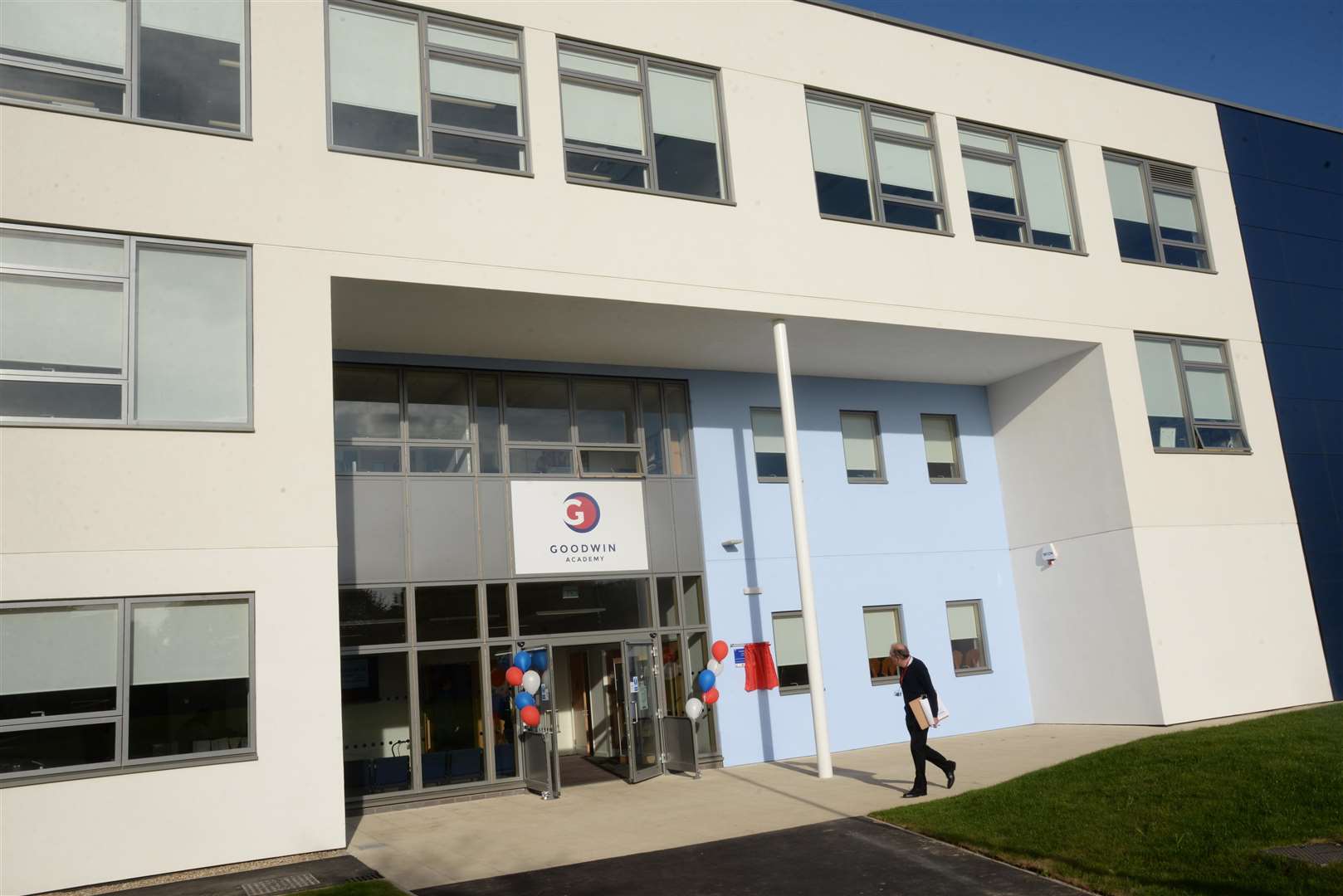The new Goodwin Academy in Hamilton Road, Deal on Friday. Picture: Chris Davey,.. FM4951134. (2106123)