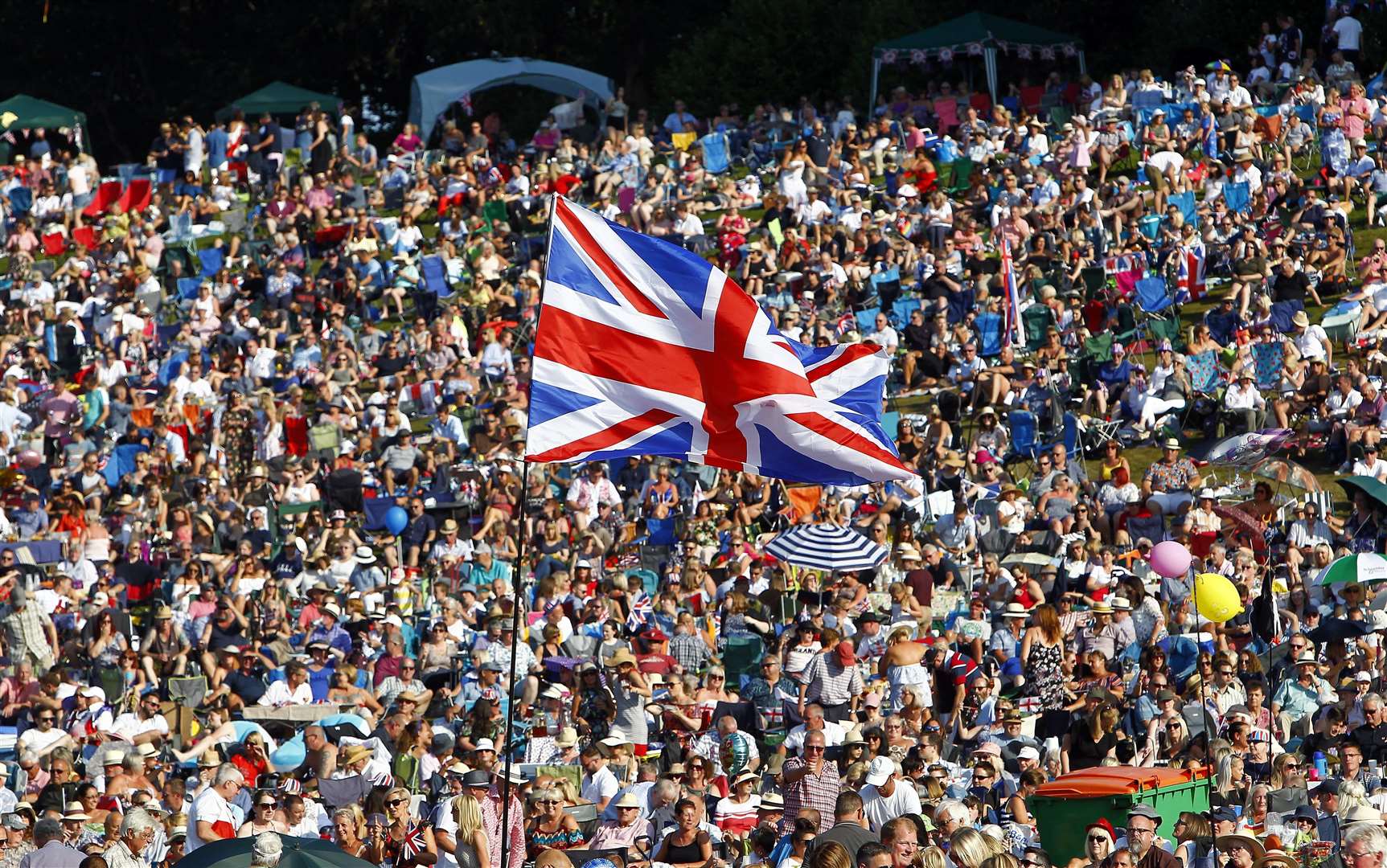 There were 12,500 people at the Leeds Castle Classical Concert. Picture: Sean Aidan