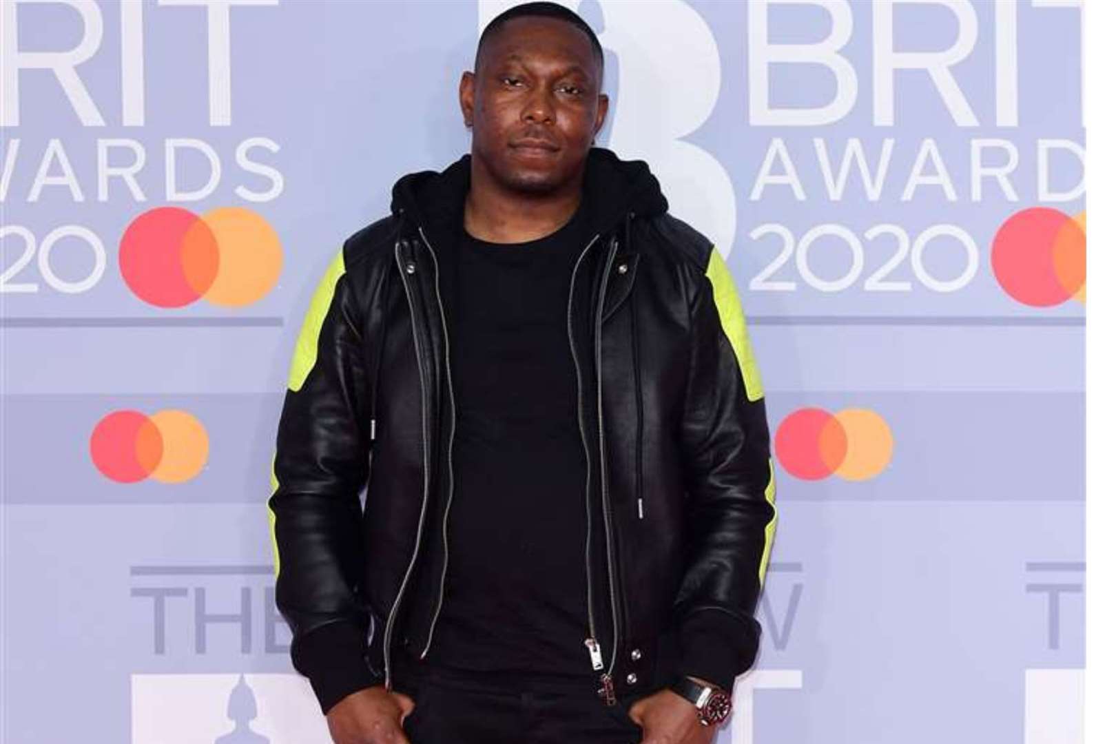 Dizzee Rascal arriving at the 2020 Brit Awards at the O2 Arena in London (Ian West/PA)