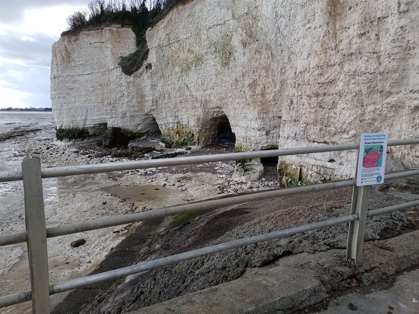 Thieves were seen illegally harvesting shellfish - such as winkles, cockles and mussels - at the Western Undercliff in Ramsgate. Picture: Trevor Cooper