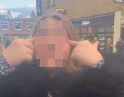 A young girl called Kanti Gurung and her sister racist names before pulling her eyes at the side in Maidstone town centre. Picture: Kanti Gurung