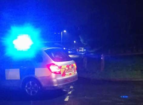 Police have closed off Paraker Way, Seabrook. Pic: Kirsty MacDonald