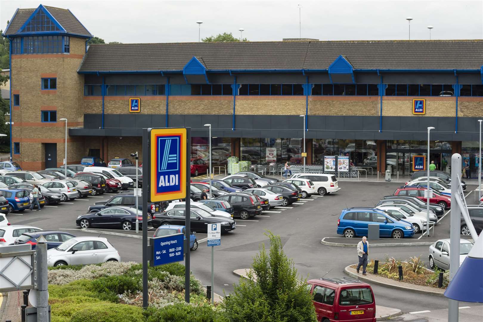 The Aldi store at The Orchards Shopping Centre, Dartford will close for a refit on Sunday. Picture: Andy Payton