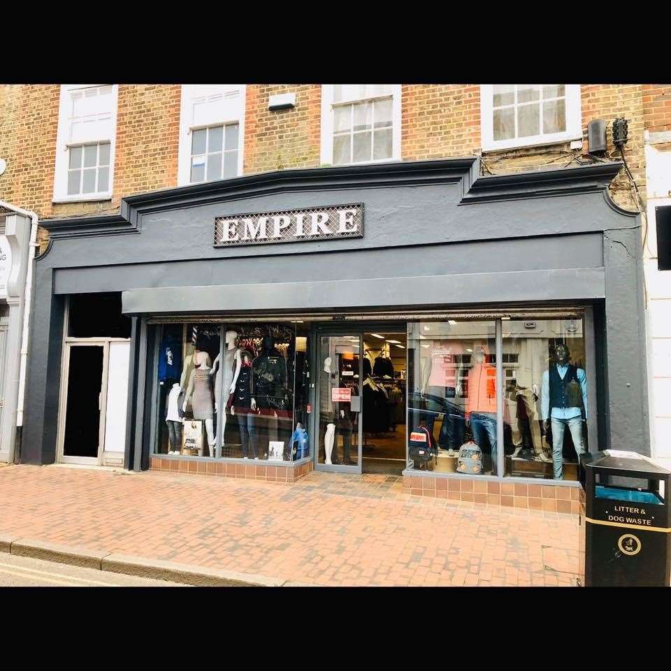Empire Menswear in Sittingbourne