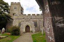 All Saints Church in Eastchurch has been vandalised