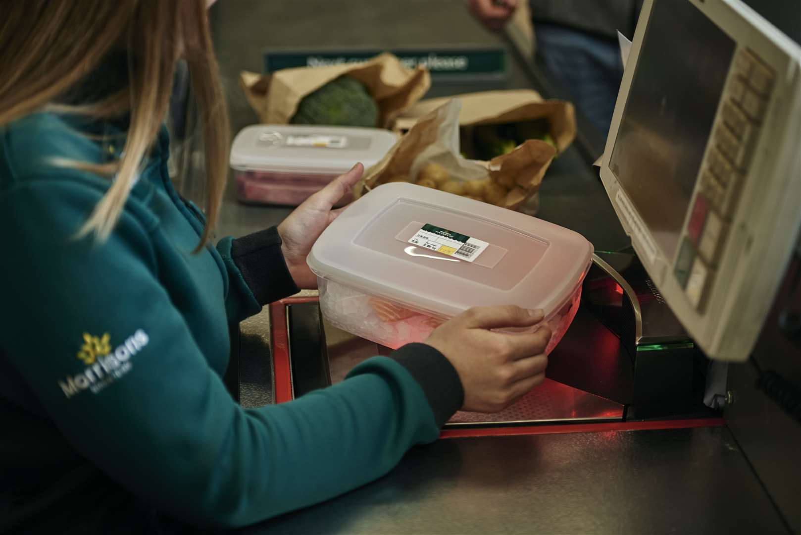 Shoppers are being encouraged to bring their own containers to Morrisons to collect fish, meat and deli products