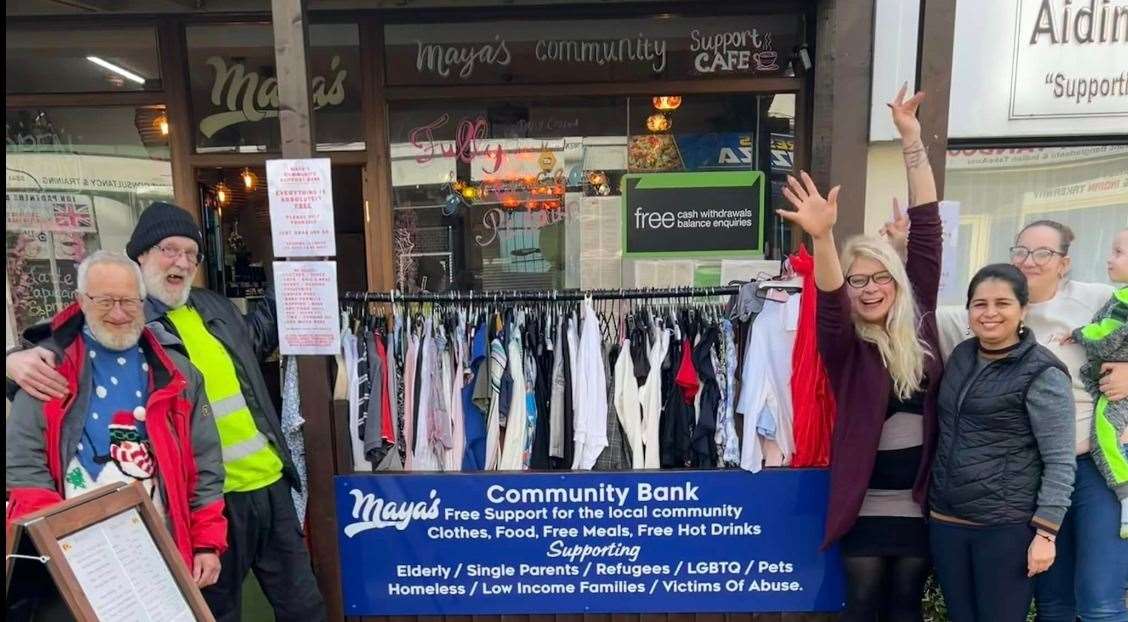 Maya opened the Community Support Cafe back in 2015