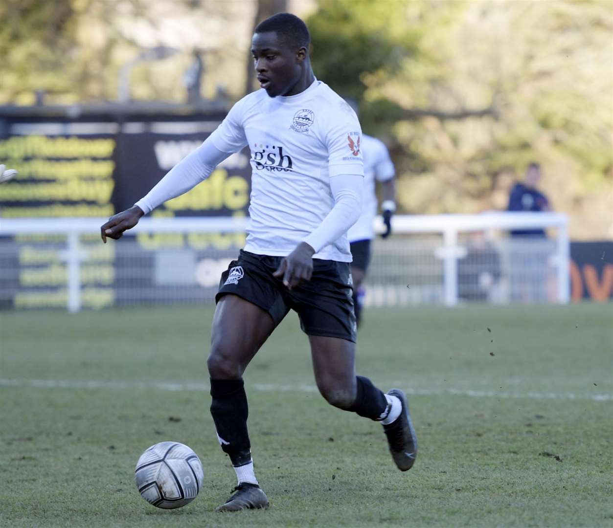 On-loan striker Michael Gyasi is expected to return to his parent club. Picture: Barry Goodwin