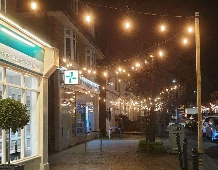 Lights are twinkling once again in Tankerton. Picture: Julie Corke