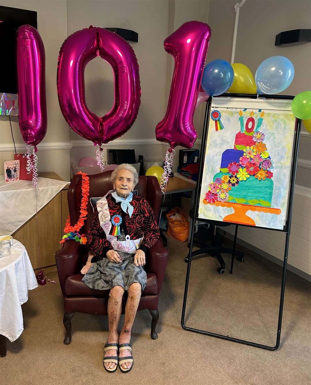 Vera Joan Manning has celebrated her 101st birthday