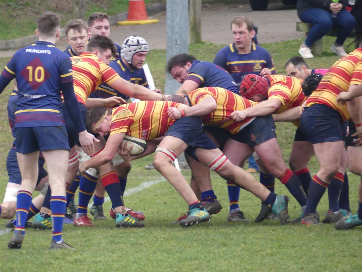 Medway in action last weekend in their win over Cobham