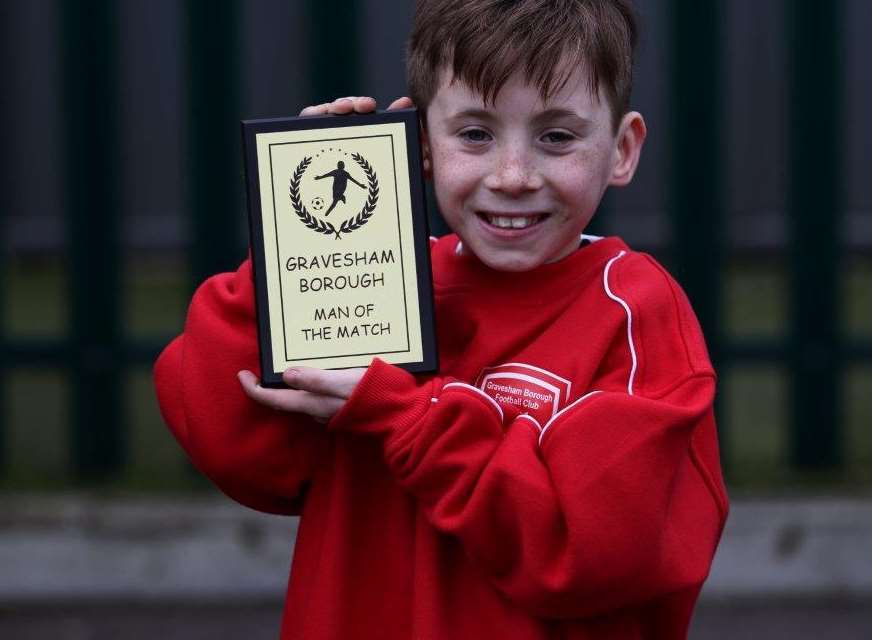 Eight-year-old Sonnie is man of the match