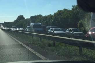 Tailbacks on the M2. Picture by Chris Tring @drongo123uk
